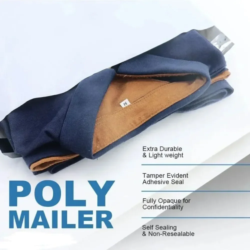 Poly Mailers Shipping Envelopes Self Sealing Plastic Mailing Bags lot of five
